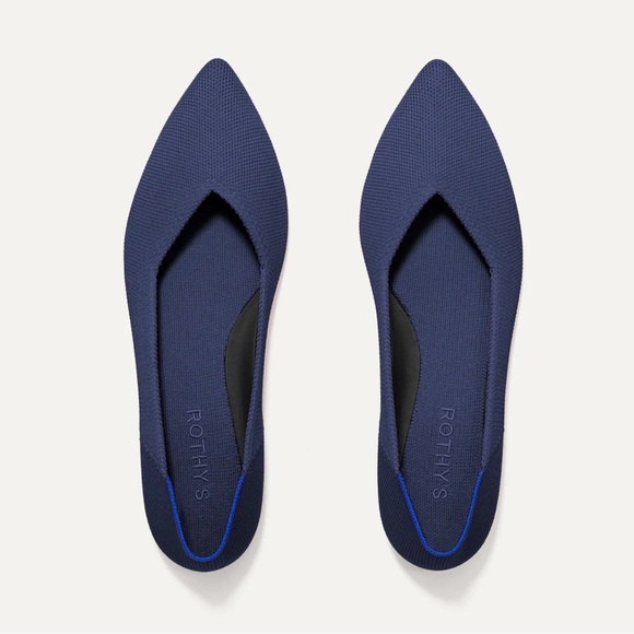 Rothy's Shoes - The Point II in Deep Navy, size 9, like new.